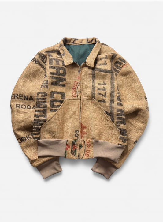 Burlap bomber