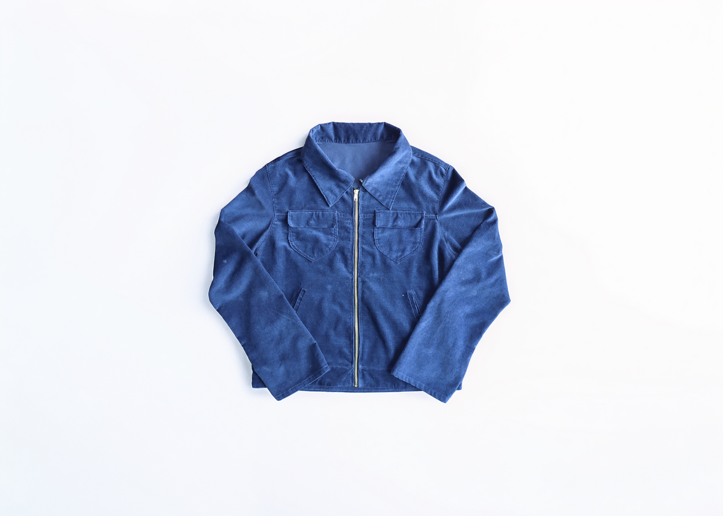 Navy Blue Corduroy Jacket