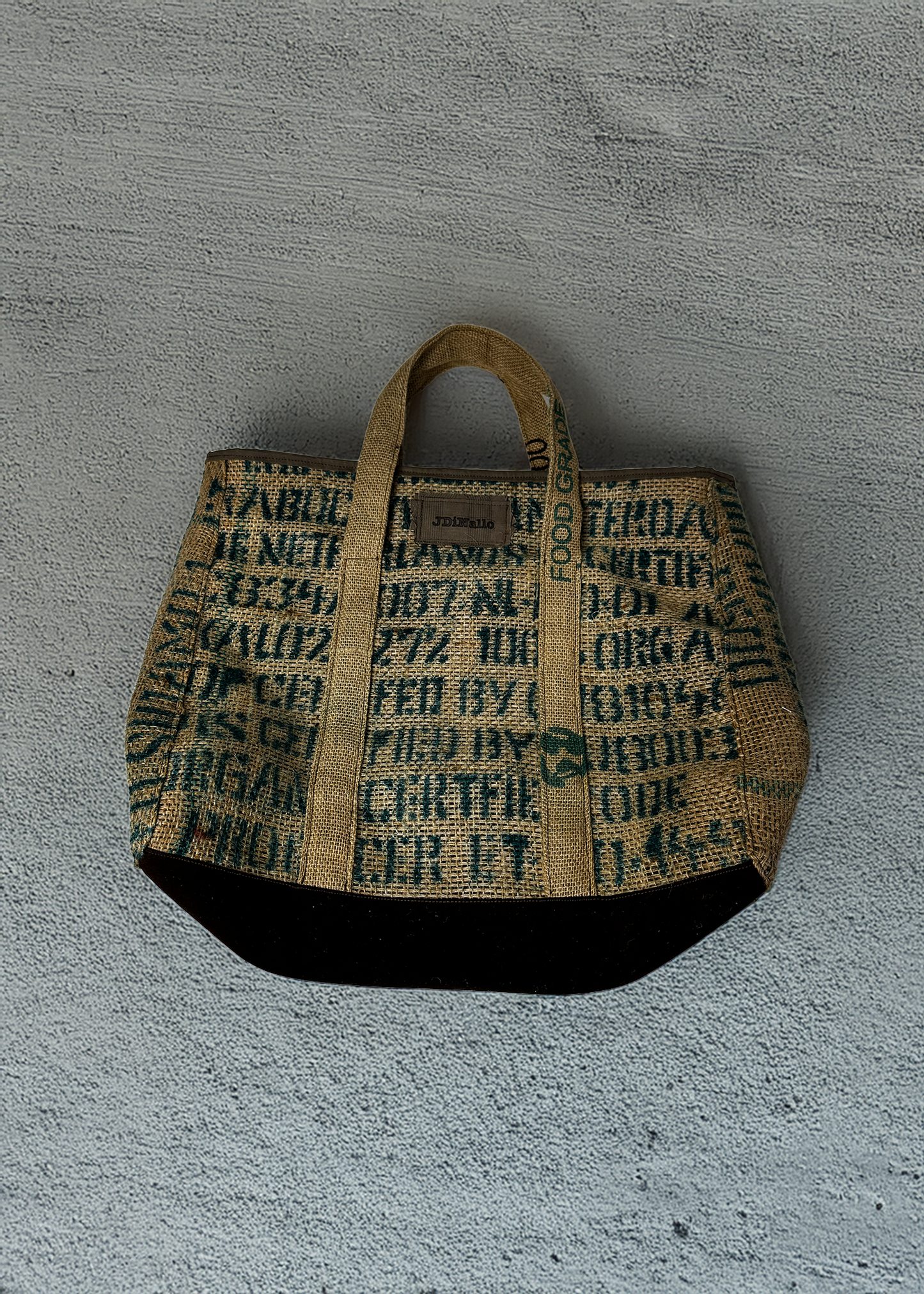 BURLAP TOTE
