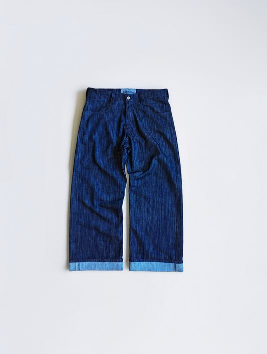 Cheetah Pocket Blue Jeans