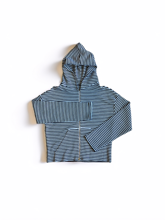 Striped Zip-Up